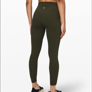Lululemon Athletica army green leggings size 4!!!!
